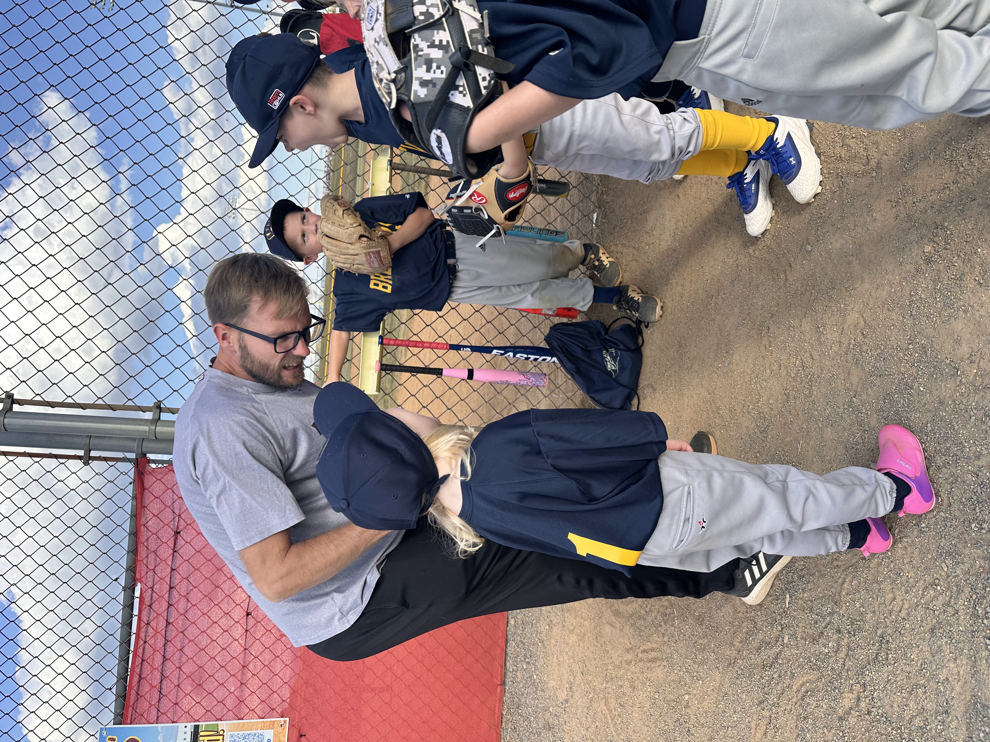 Coach Mark giving individual attention